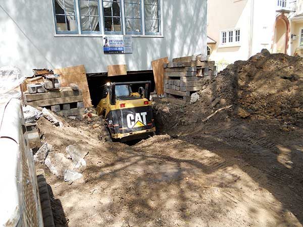 Digouts for Ellery Contracting in Washington, DC