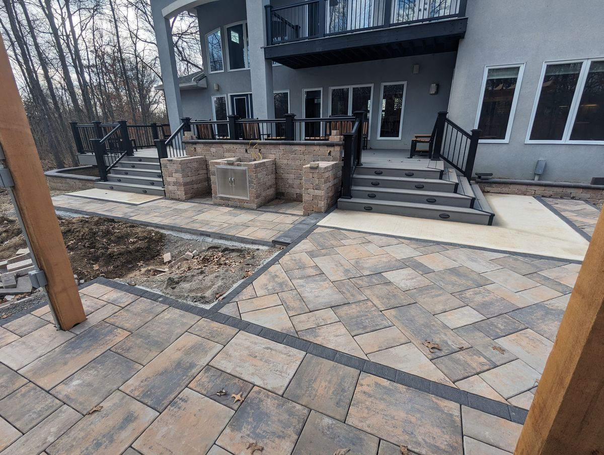 Patio Design & Construction for Double D Landscape Services in Columbus ,  OH