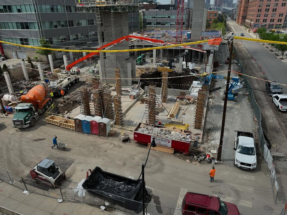 Poured Concrete Walls for Hanula Concrete Pumping in Pittsburgh, PA