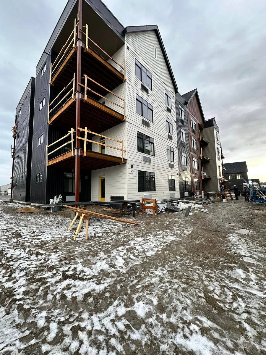 Commercial New Construction for Next Level Exteriors LLC in Columbia Falls, MT