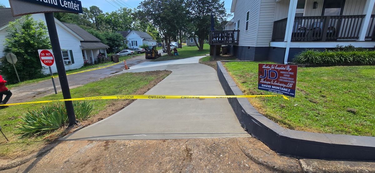 Concrete for JD Hardscapes & Landscaping LLC in Shelby, NC
