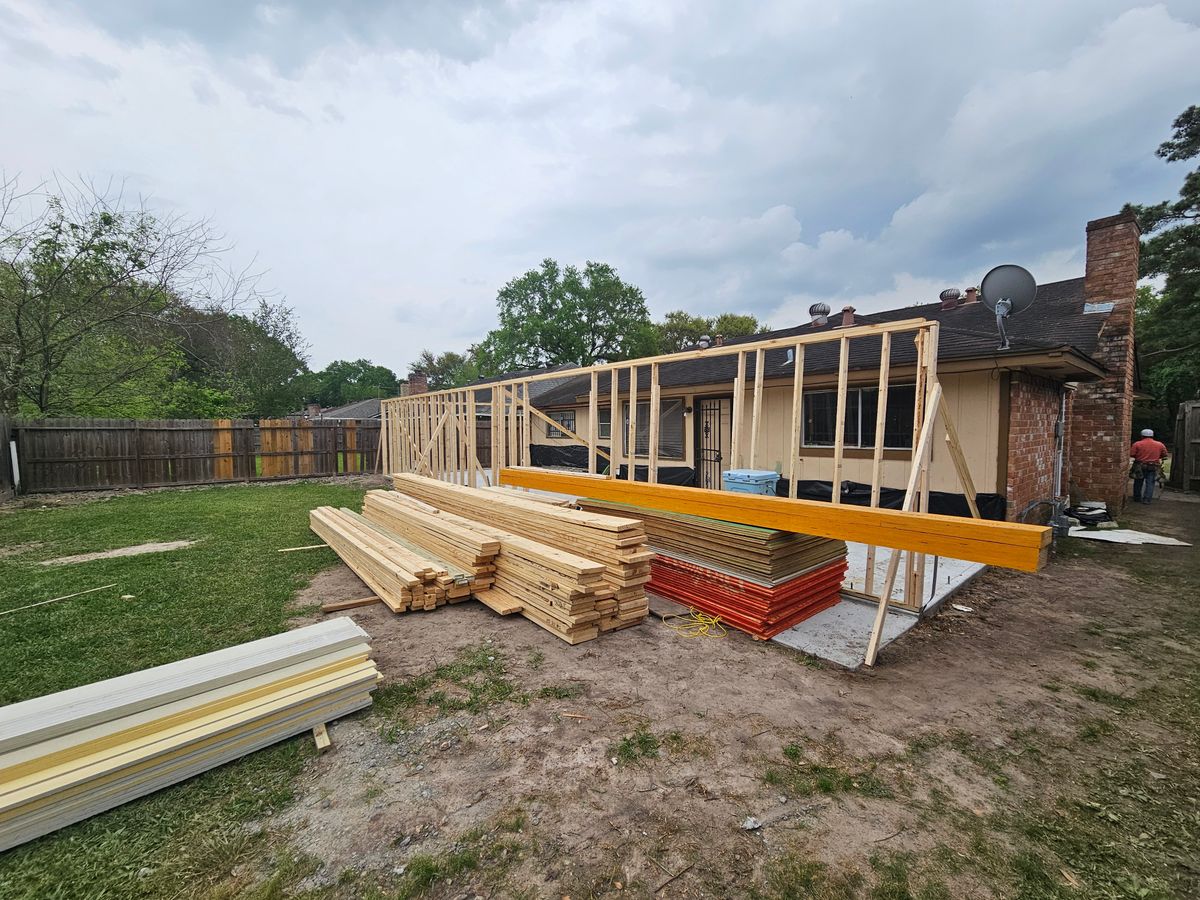 Framing for Hockley Frame and Siding LLC in Hockley, TX
