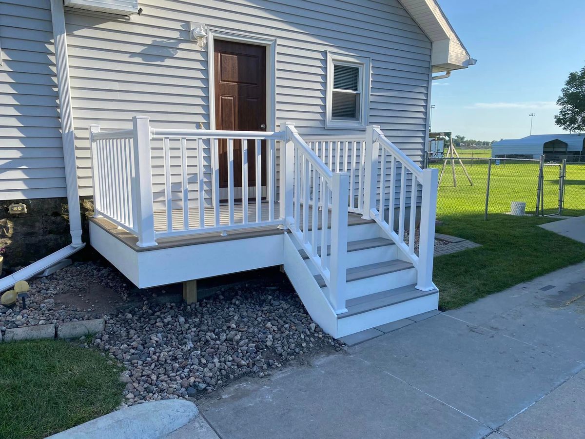 Deck & Patio Installation for Lara Construction in Norfolk, NE