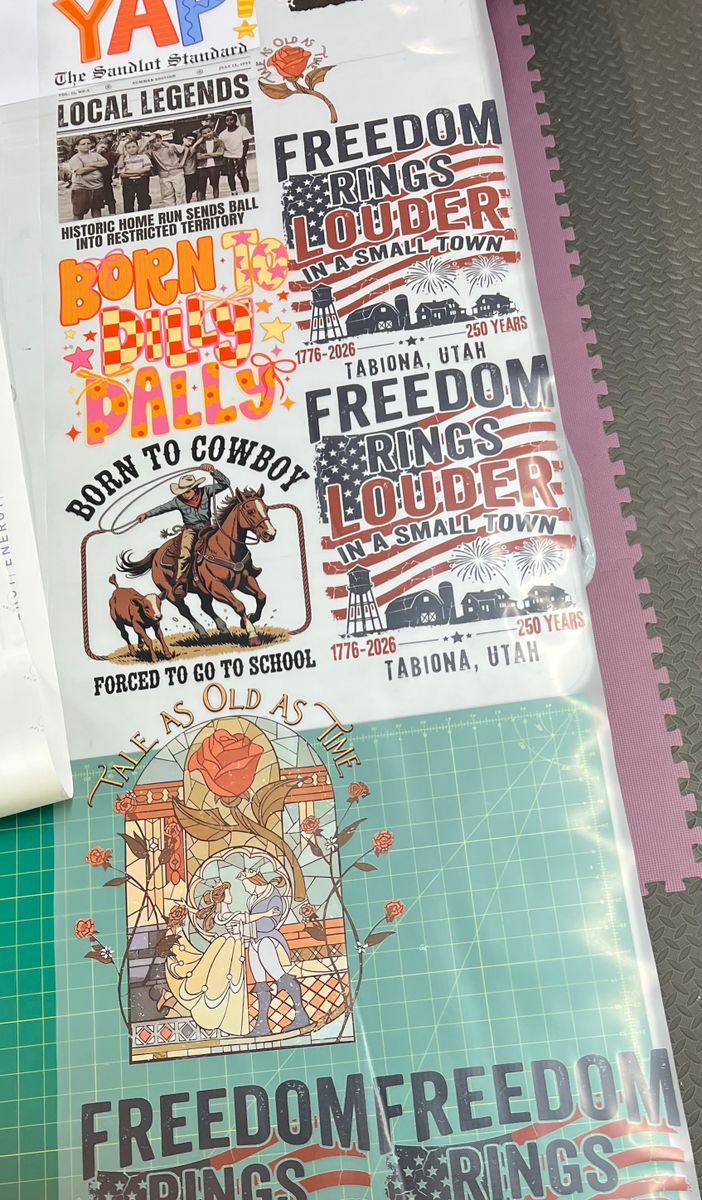 DTF Transfers for Infinity Custom Design in Roosevelt, UT