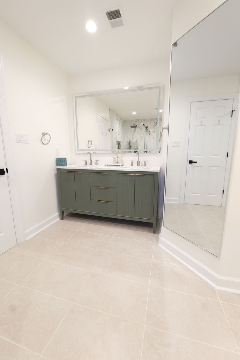 Bathroom Remodel for NOVA Construction Now in Arlington, VA