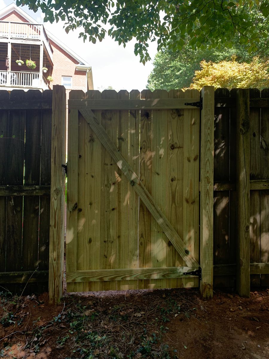 Wooden Fencing for Alpine Fence in Dahlonega, GA
