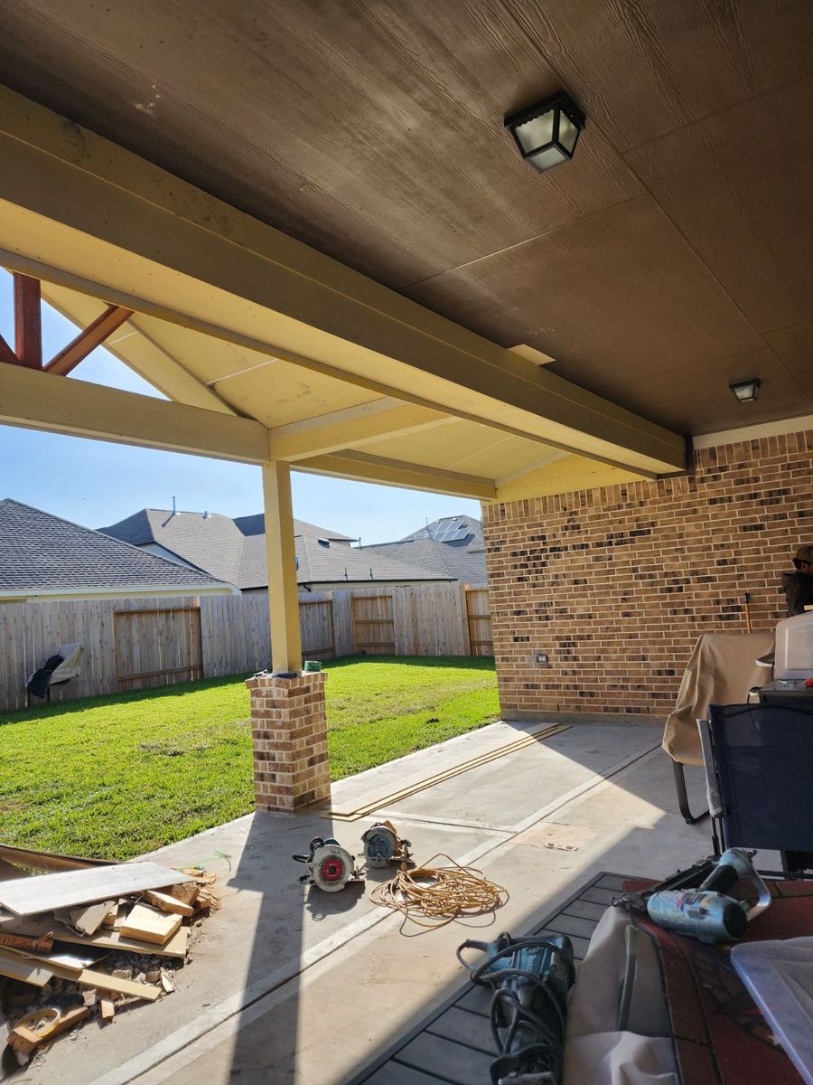 Porches for Hockley Frame and Siding LLC in Hockley, TX