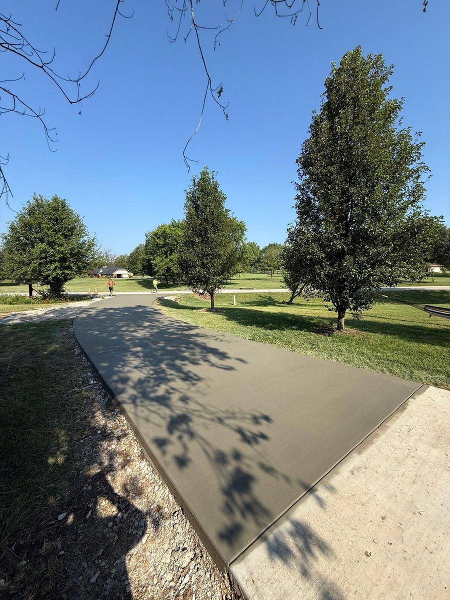 Flatwork for Modern Concrete LLC in Lowell, AR