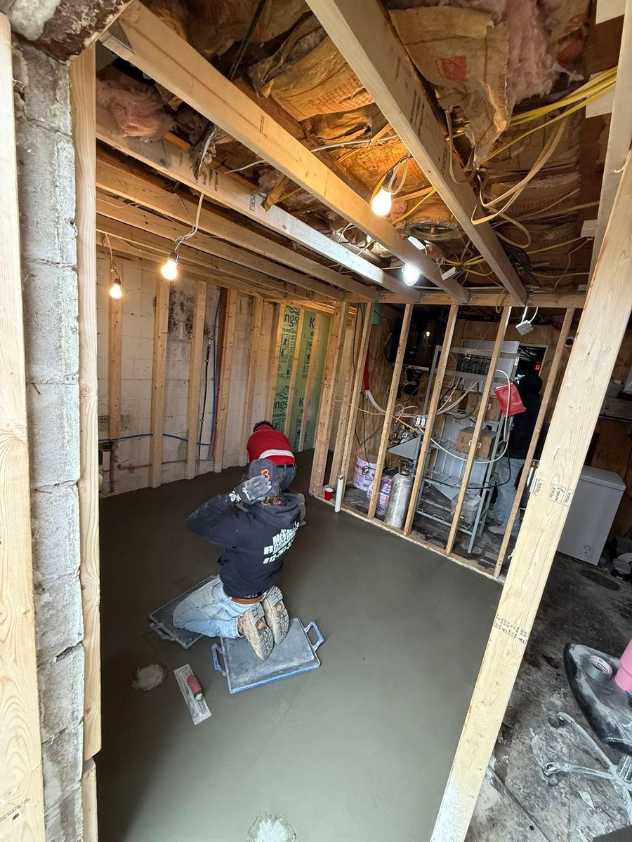Basement, Block-Wall, Poured-Wall, & Other Foundations for Whitfield Concrete Construction in Solsberry, IN