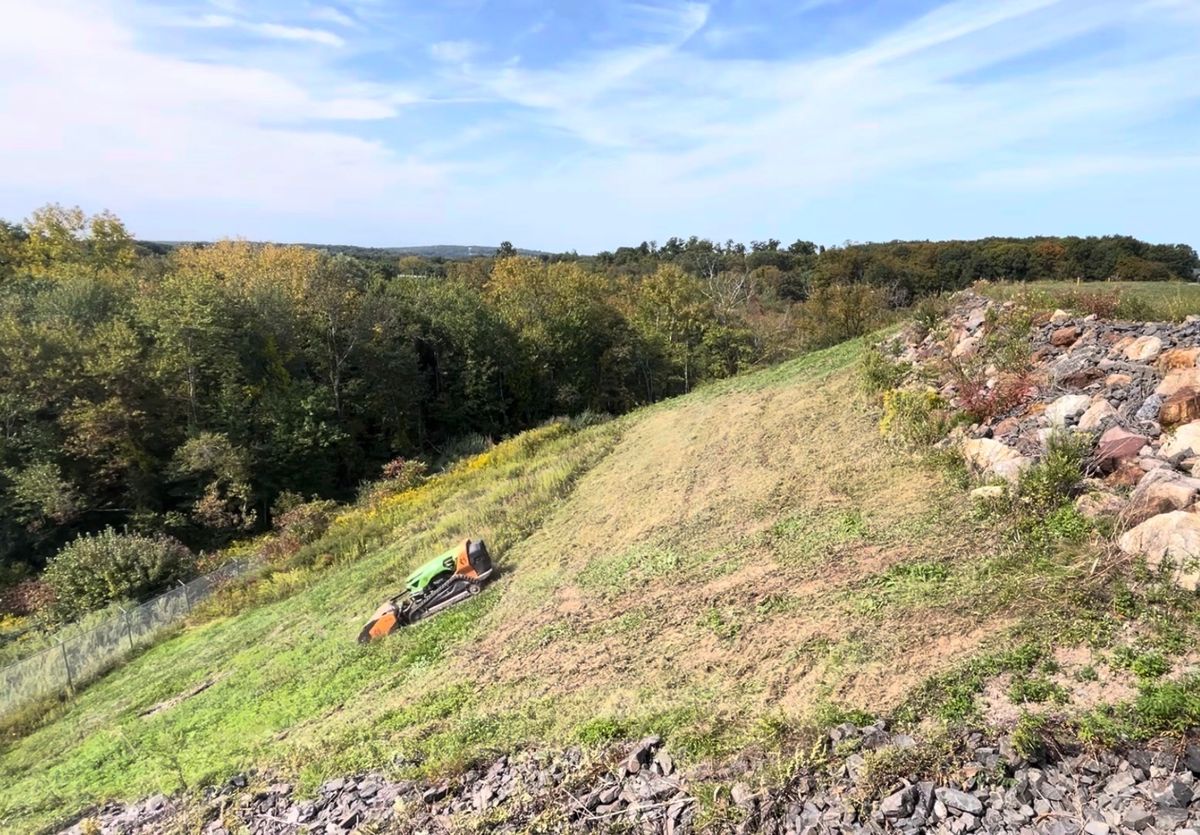Steep Slope Mowing for Mountain Goat Land Management in Galax, VA