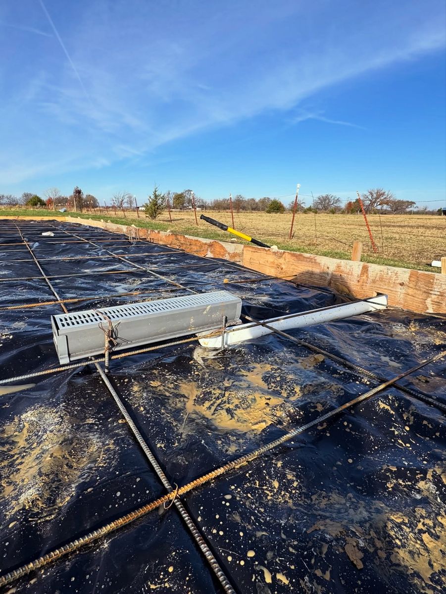 Foundation Laying for Pure Outdoors LLC in Tulsa, OK