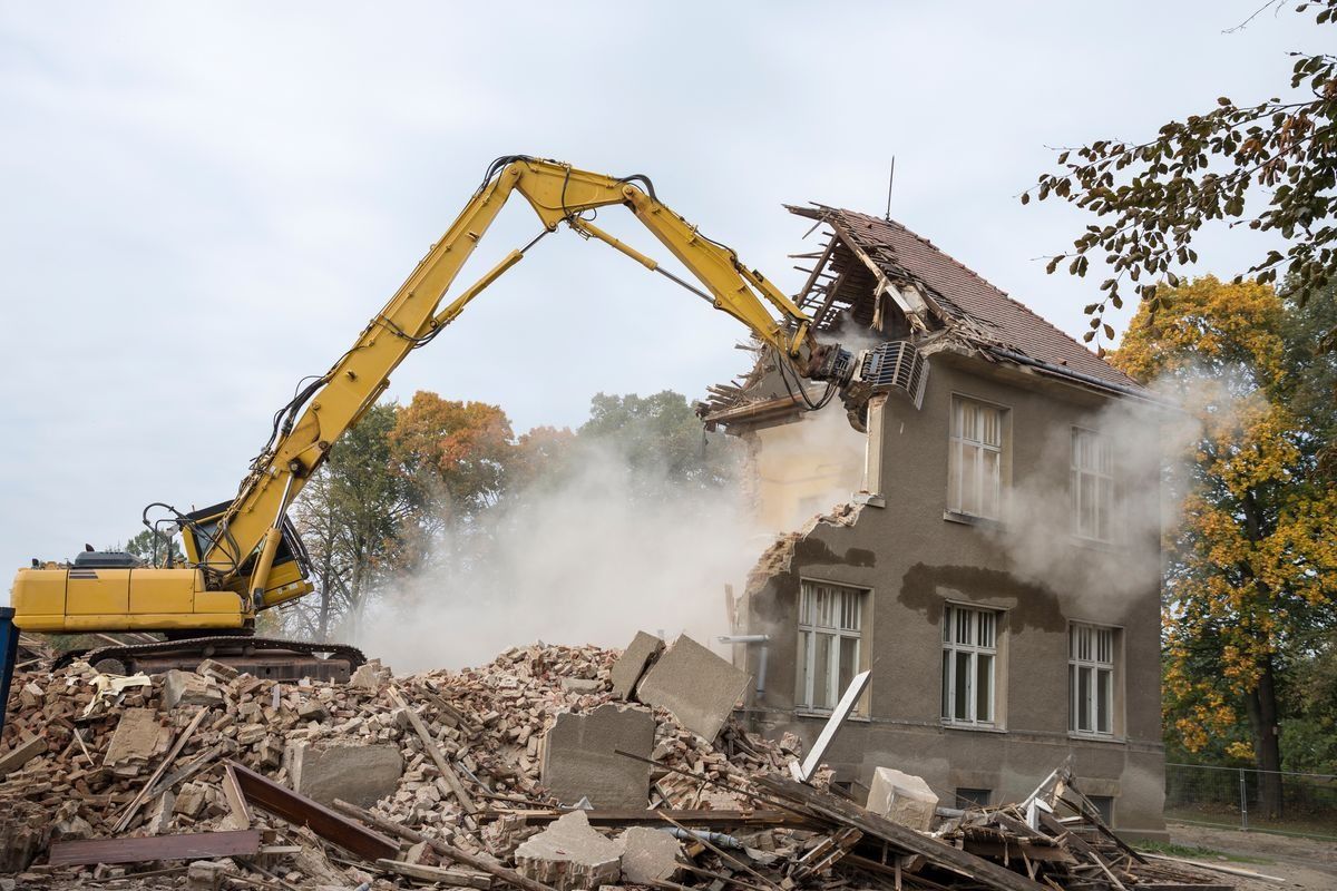 Demolition for TBC Custom Trades in West Burke, VT