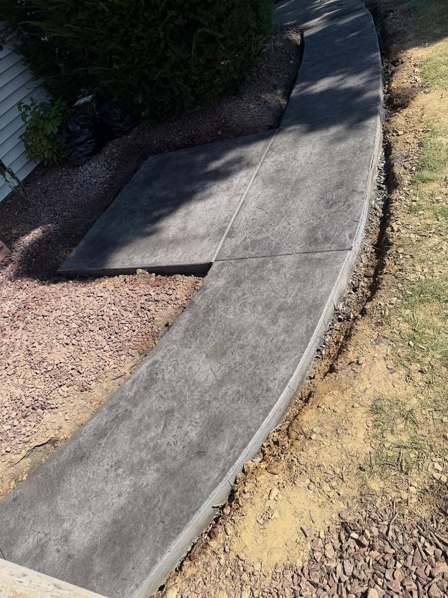 Sidewalk Installation for Berks Concrete LLC in Berks County, PA