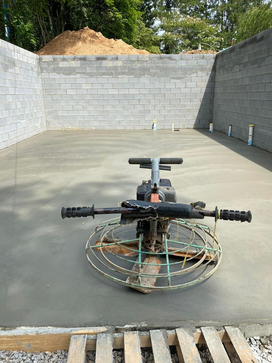 Concrete Installation for Bass Concrete LLC in Weaverville, NC