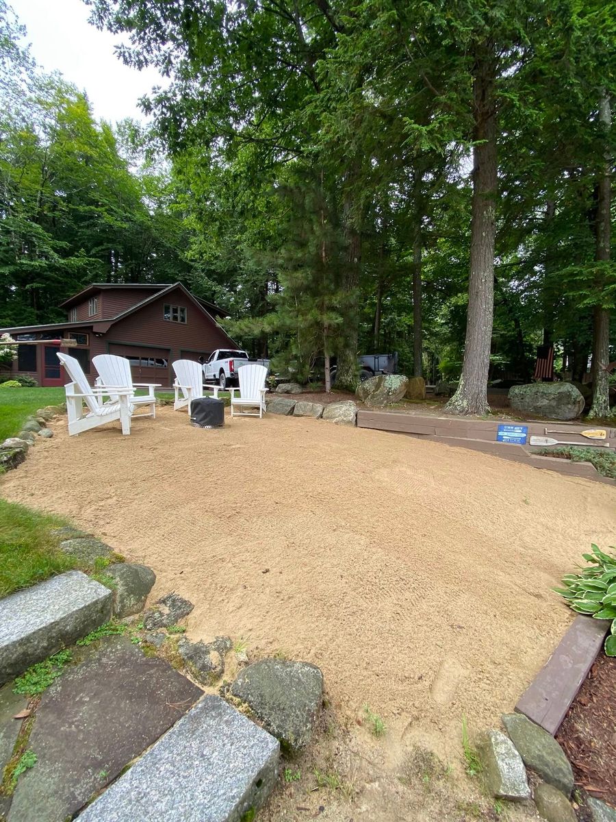 Walkway Installation for BRB Property Management in Moultonborough, NH