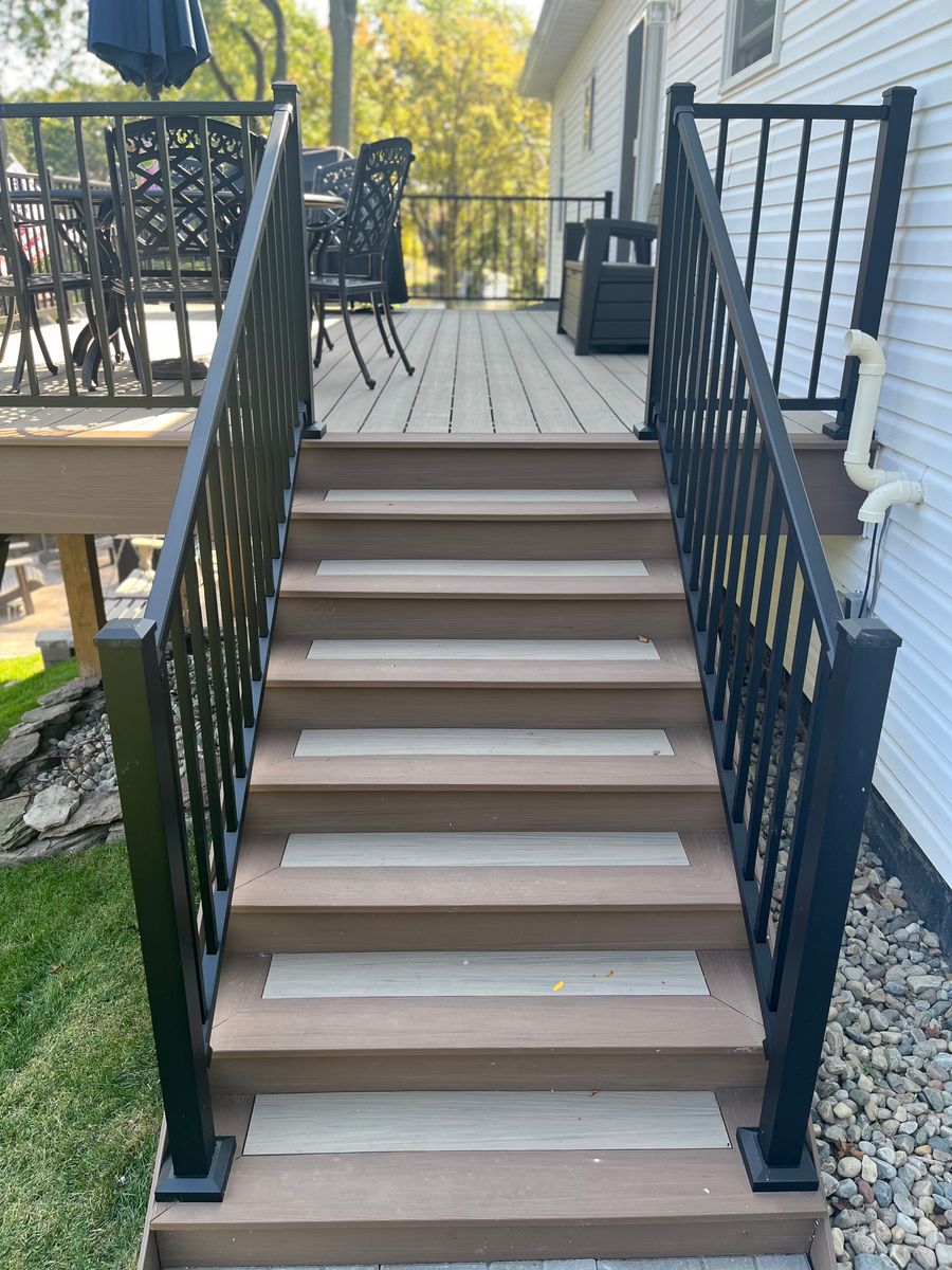 Deck Remodel for Sunstone Construction in Oakland County, MI