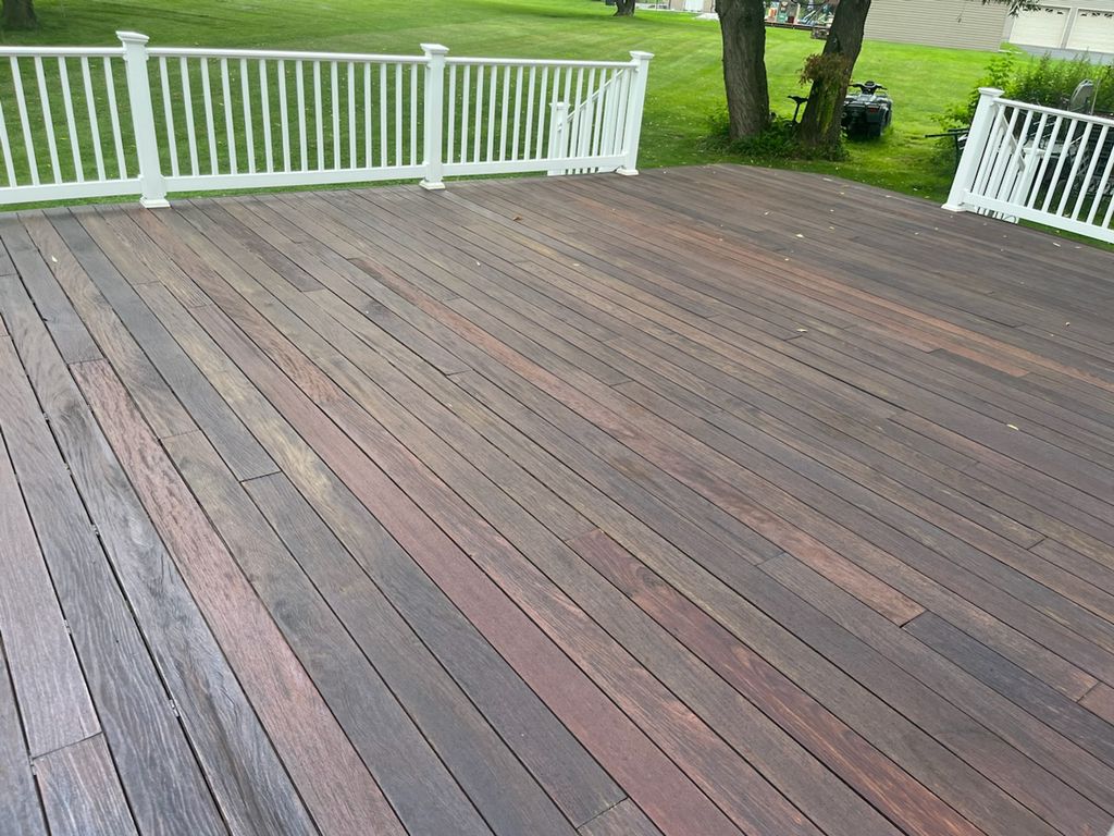 Deck Staining for Carmen's Custom Contracting in Belvidere, NJ