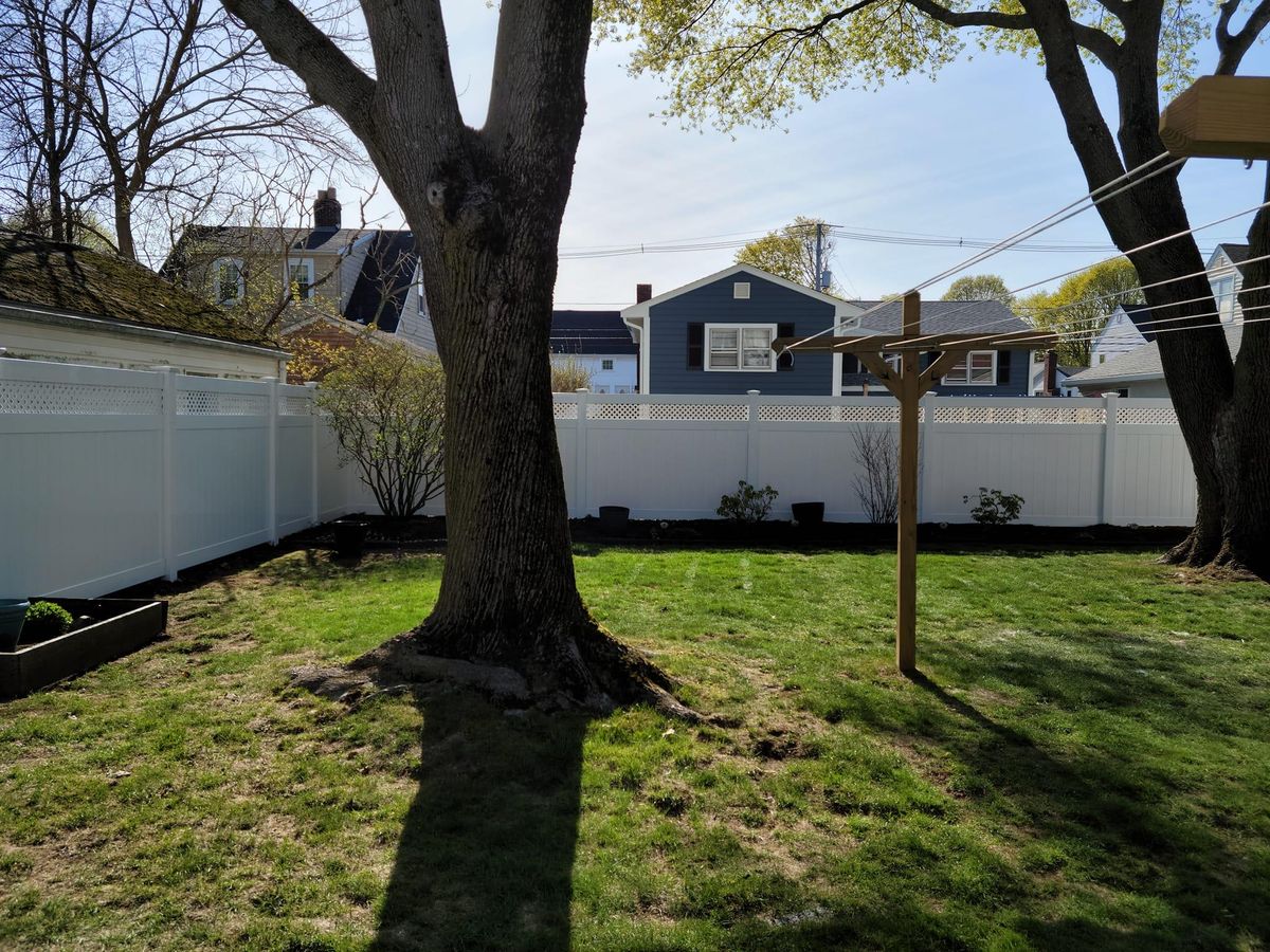 Vinyl Fencing Installation for Azorean Fence in Peabody, MA