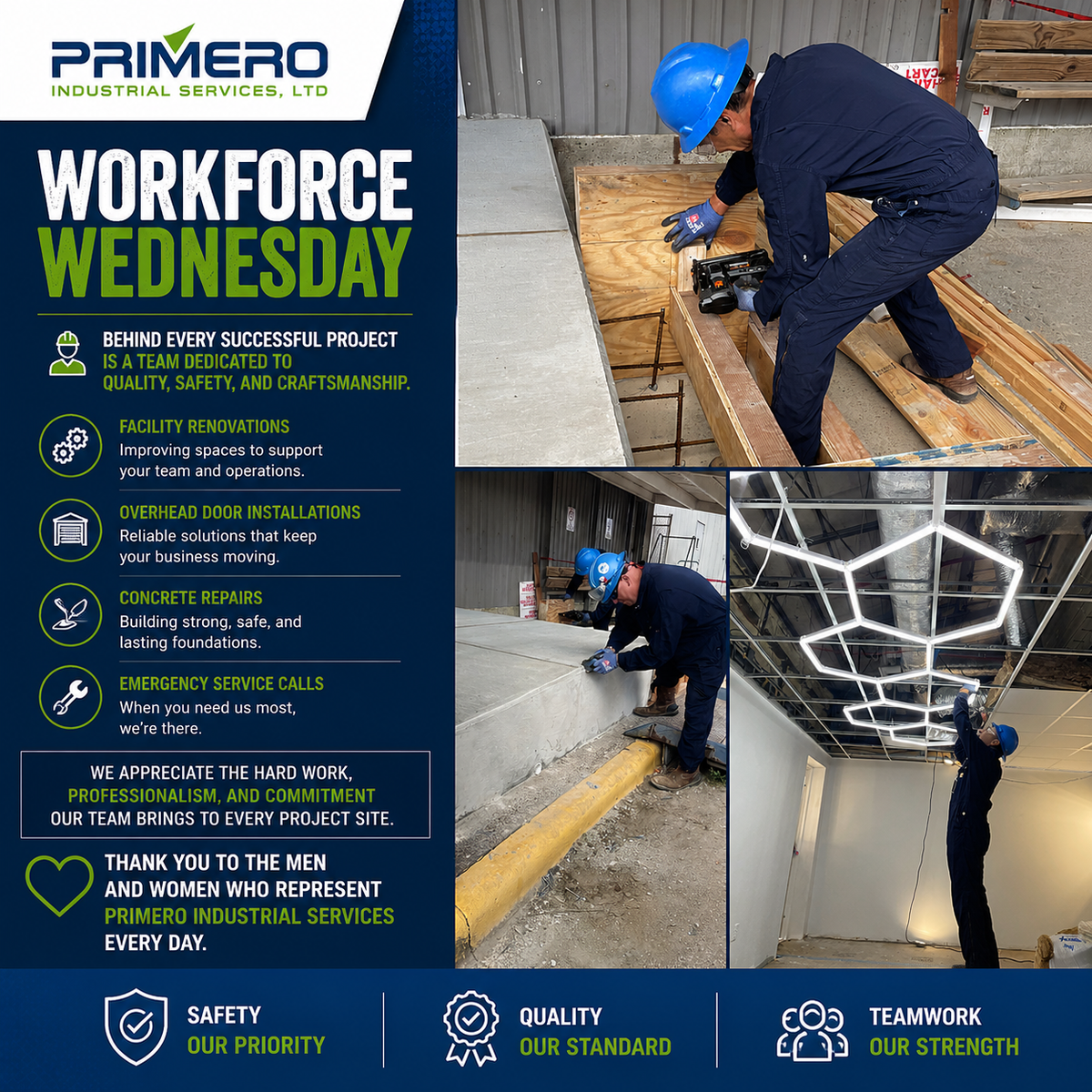 General Maintenance for Primero Industrial Services, LTD in Webster, TX