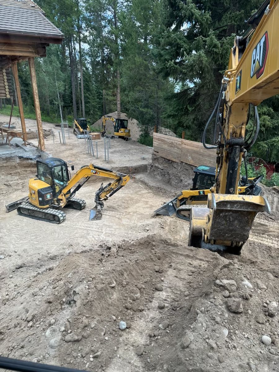Site Grading for Hansen Earth Works in Jackson, WY