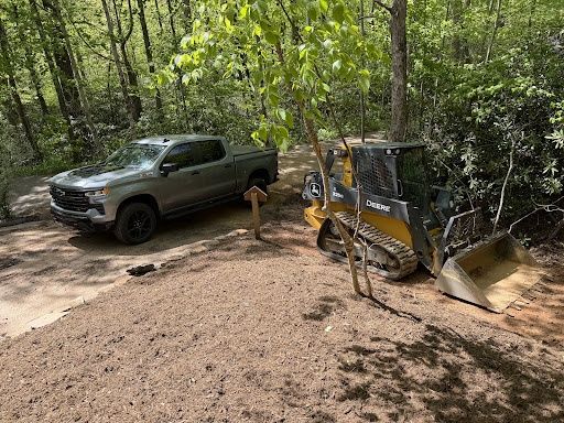 Grading and Clearing for JV Hardscape & Construction Inc in Hendersonville, NC