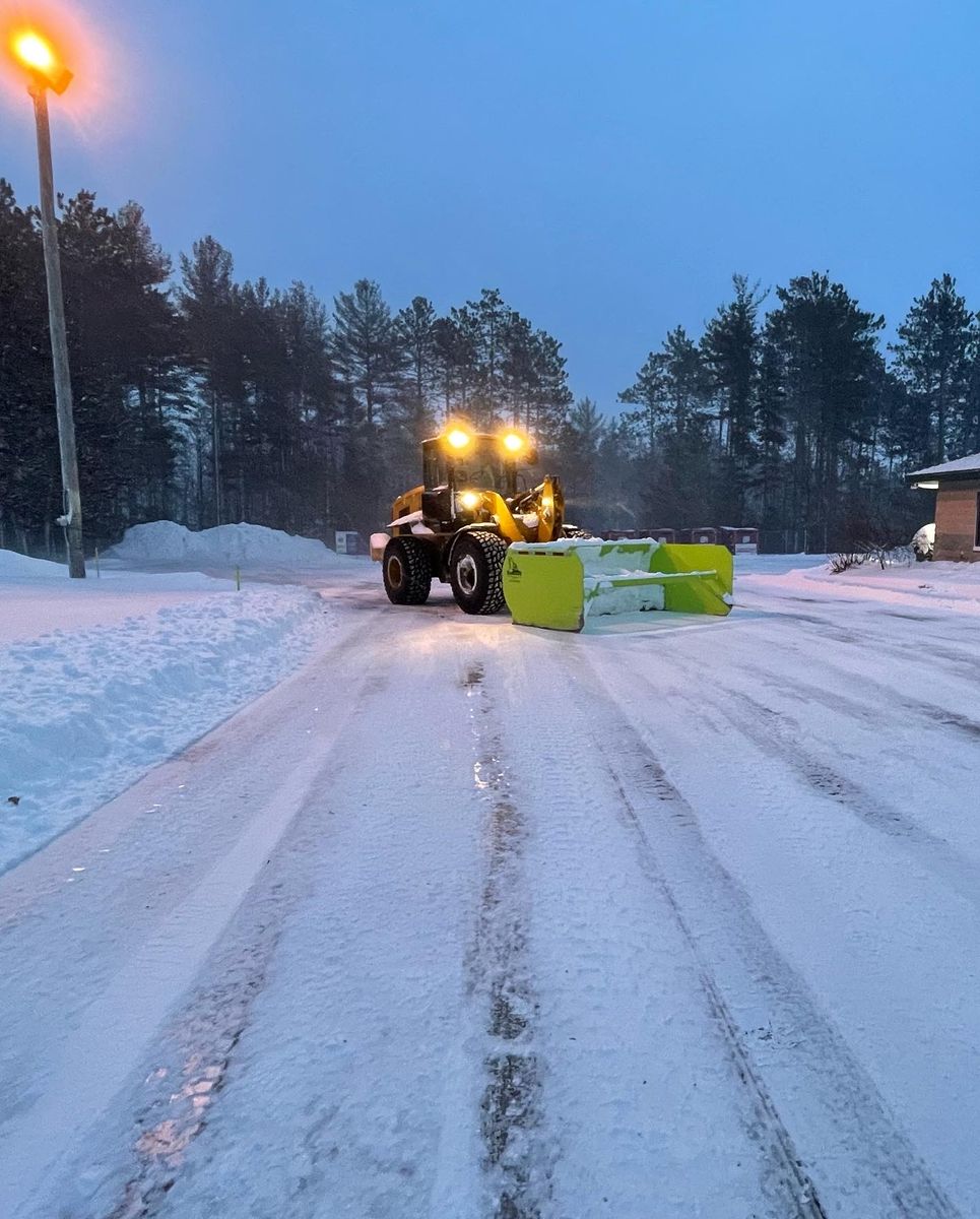 Snow Plowing and Deicing for NC Dirt Works in Kingsley, MI