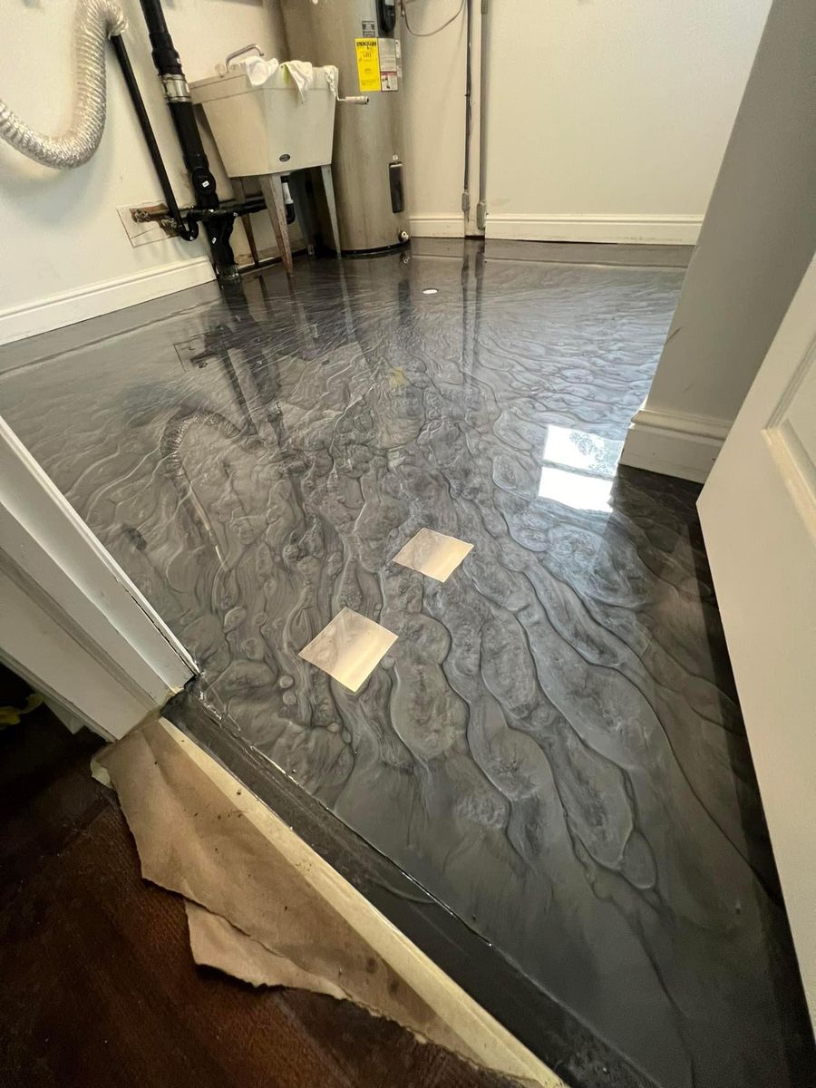 Epoxy Floor Coatings for Texas Curb N Borders in Houston, TX