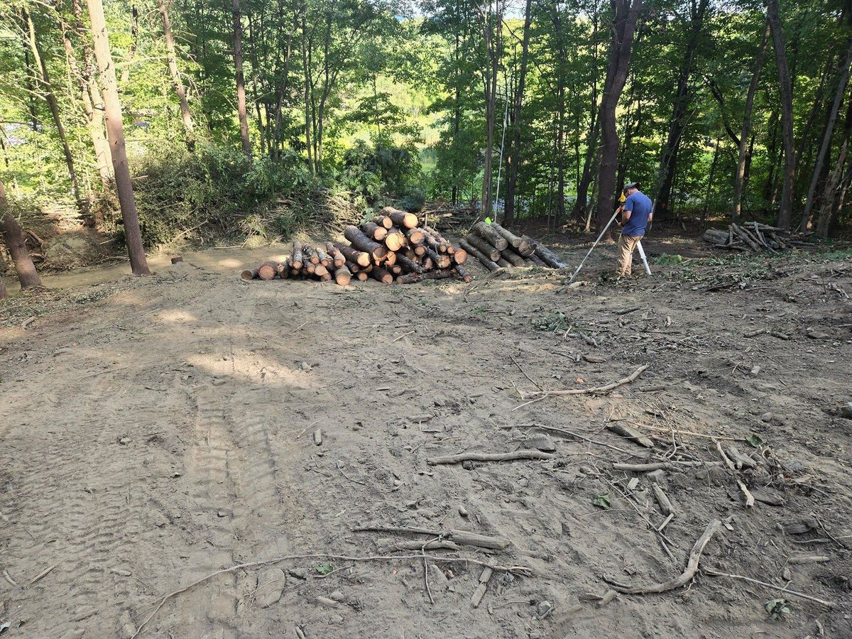 Site Preparation for MJS Excavating in Hardwick, MA