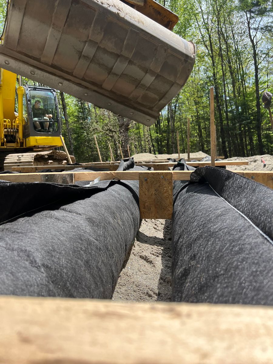 Site Preparation for Andy Naylor Excavation in Johnson, VT