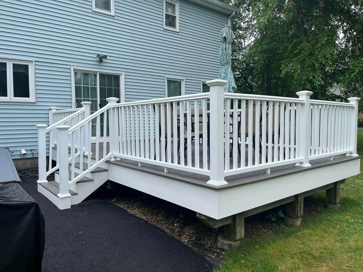 Deck & Patio Installation for Laura Mae Properties in Wolcott, CT