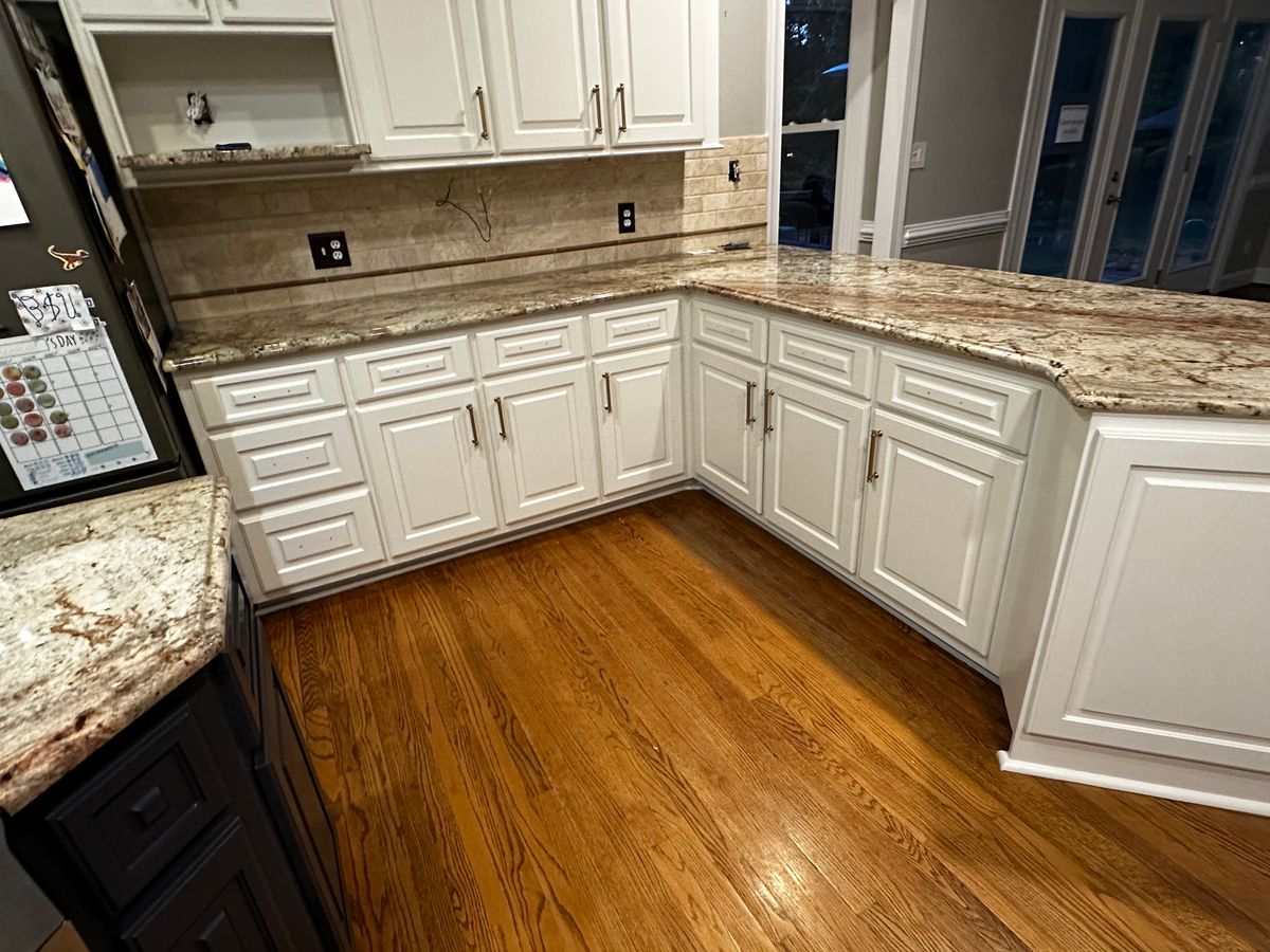 Kitchen and Cabinet Refinishing for Paintway to Heaven in Raleigh, NC