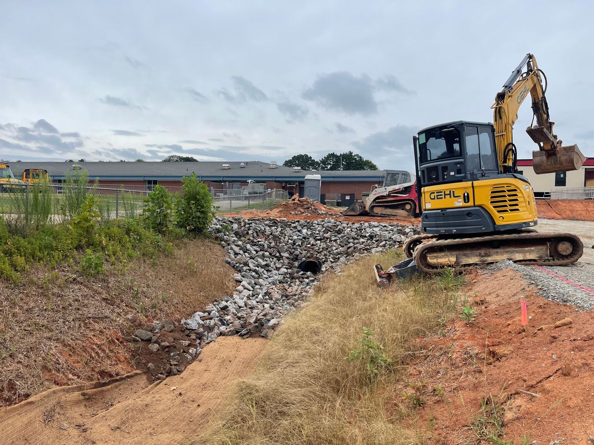 Grading for Williams Excavating in Statesville, NC