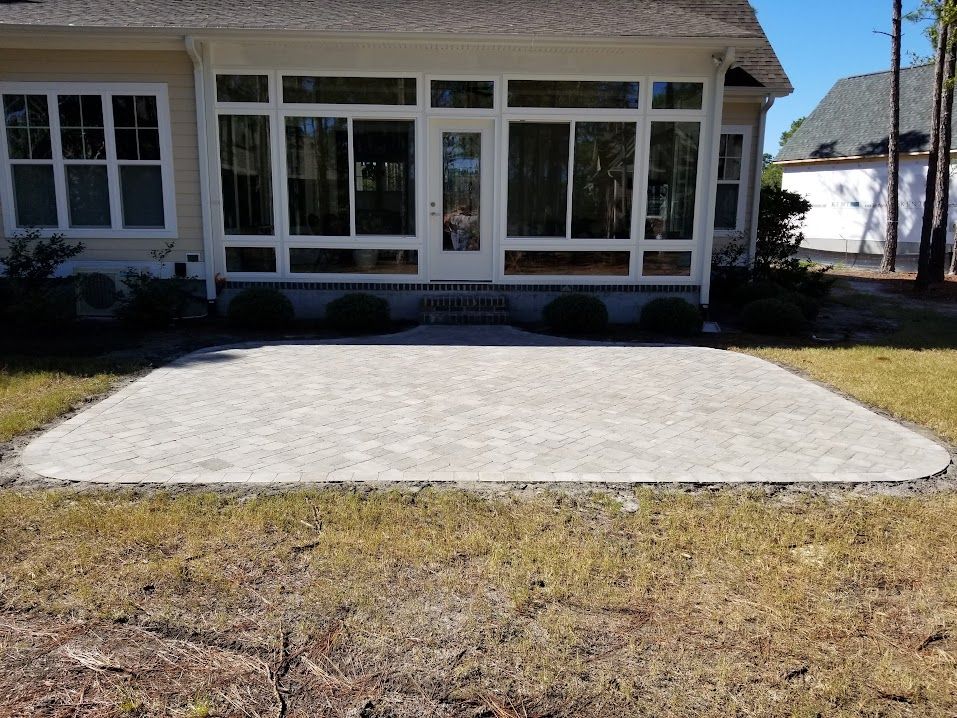 Paver & Stone Patio for Bianchi Construction Company Inc in Southport, NC