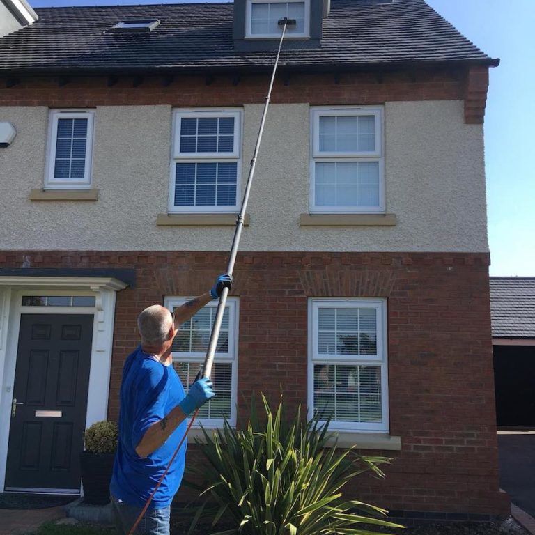 Window Cleaning for Buckeye Roof Rejuvenation in Columbus, Ohio