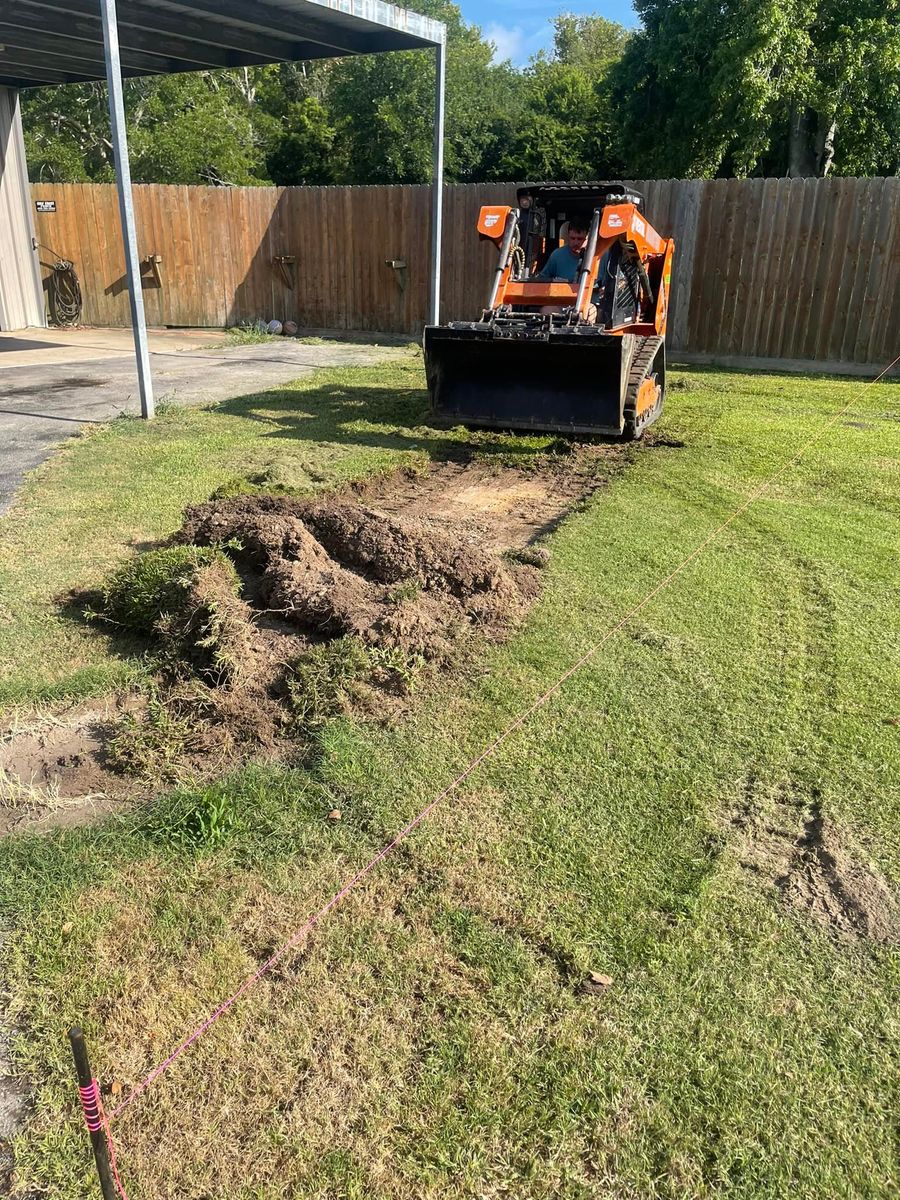 Dirt Work for Longhorn Fence & Land Development in Webster, TX