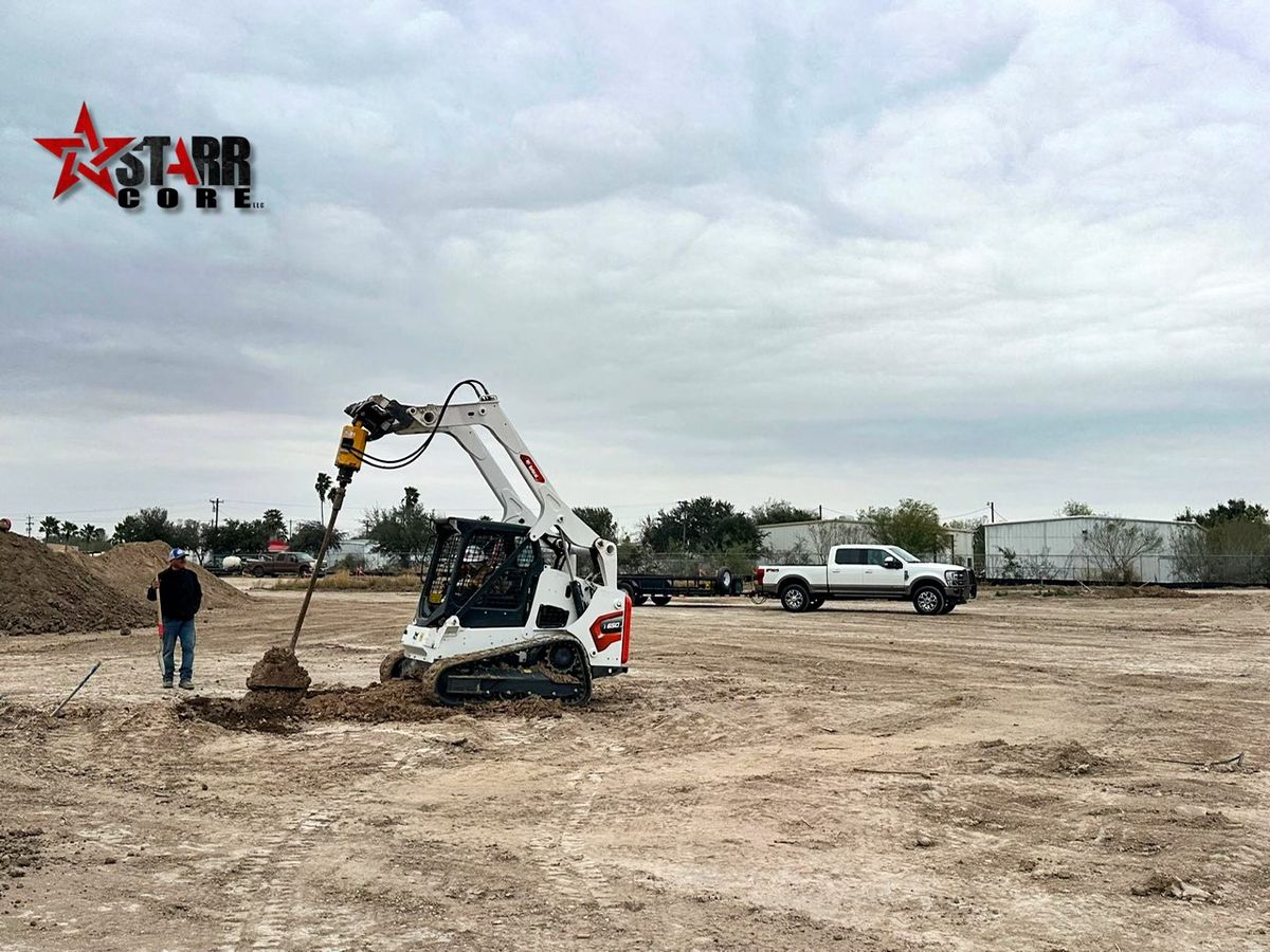 Foundation Digging for STARR CORE LLC in Rio Grande City, TX