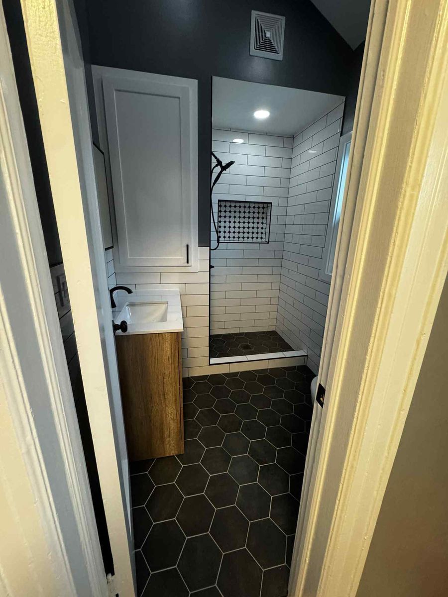 Tiling for Ramos Pro Painting & Construction in East Rockaway, 	New York