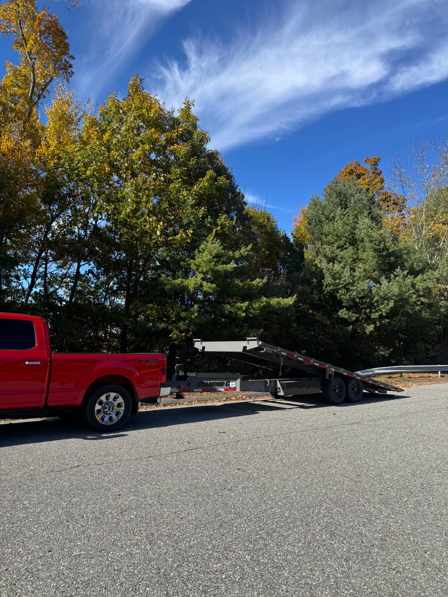 Tilt Deck Car Hauler for Chapman Rentals in Ellington, CT