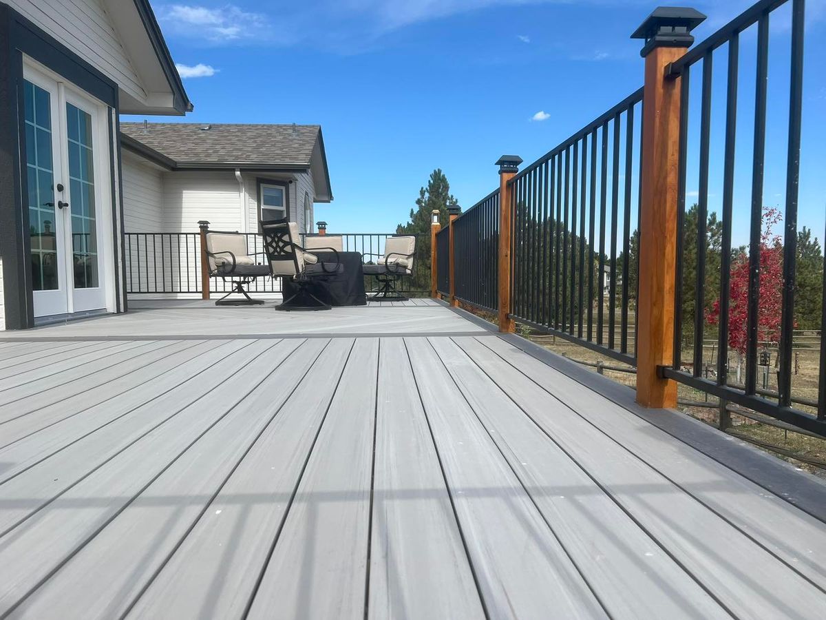 Deck & Patio Installation for Arnett Front Range Construction in Elizabeth, CO