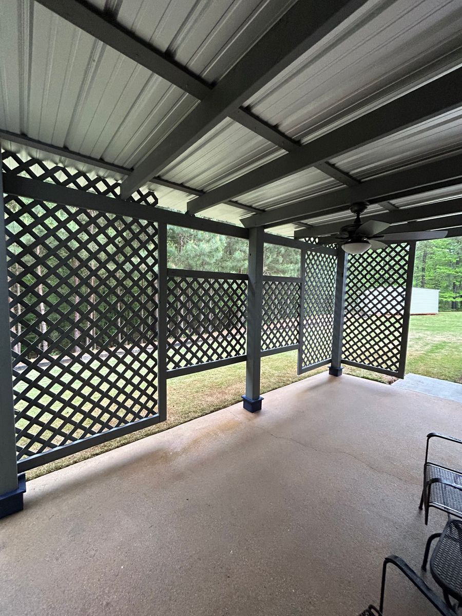 Pergola and Pavilion Installs for E&T Outdoor Pros in LaGrange, GA