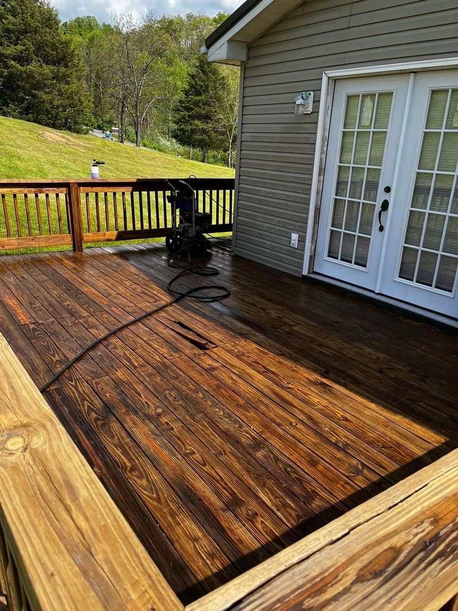 Deck & Patio Cleaning for Power Works LLC. in Oak Hill, WV