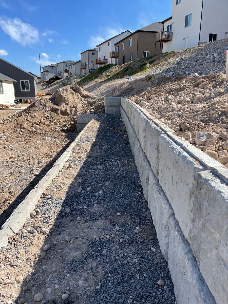 Site Preparation for Premier Rockwall & Excavating in Utah County, UT