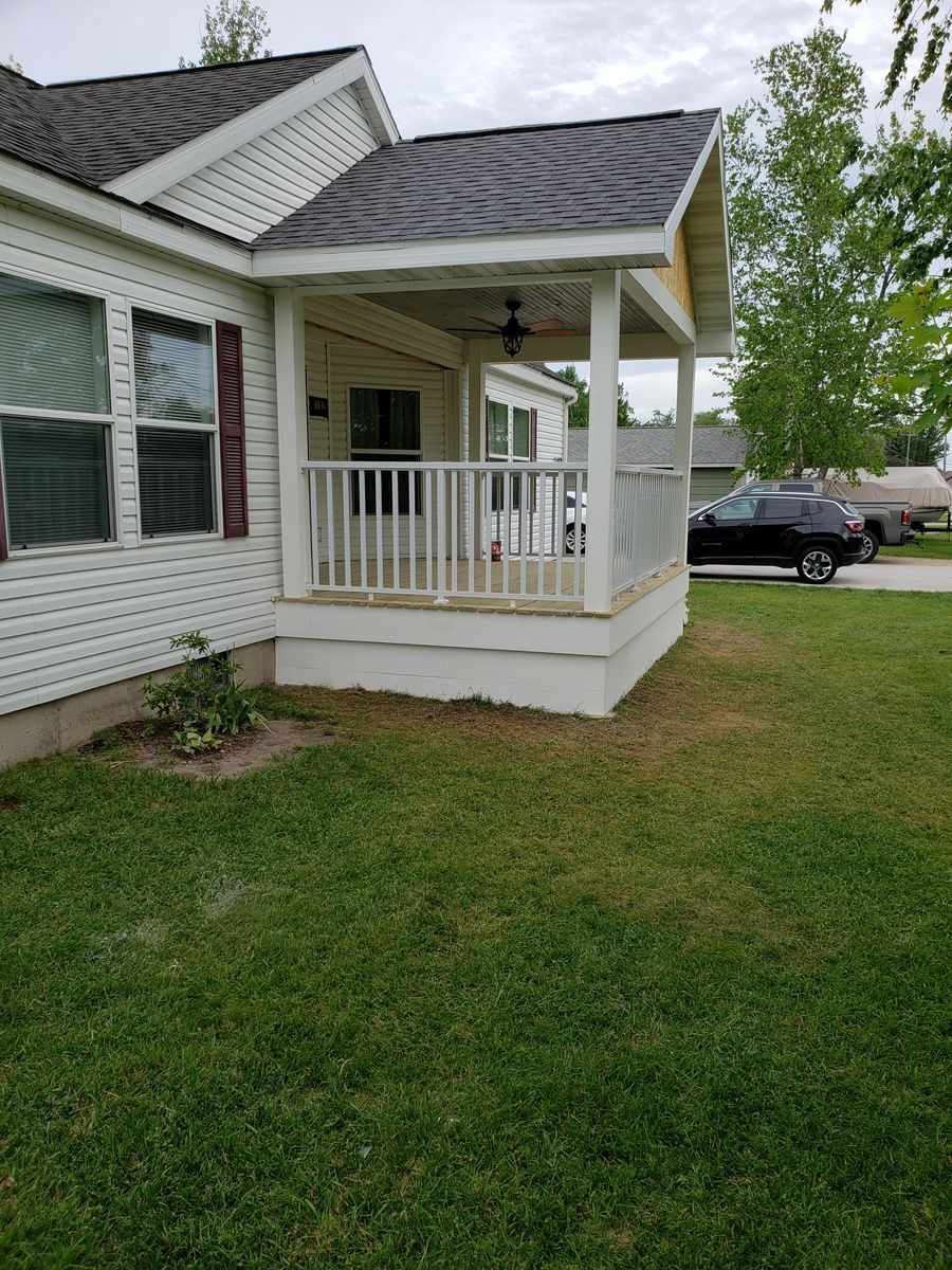 Deck & Patio Installation for Kearns Construction in Cadillac, MI