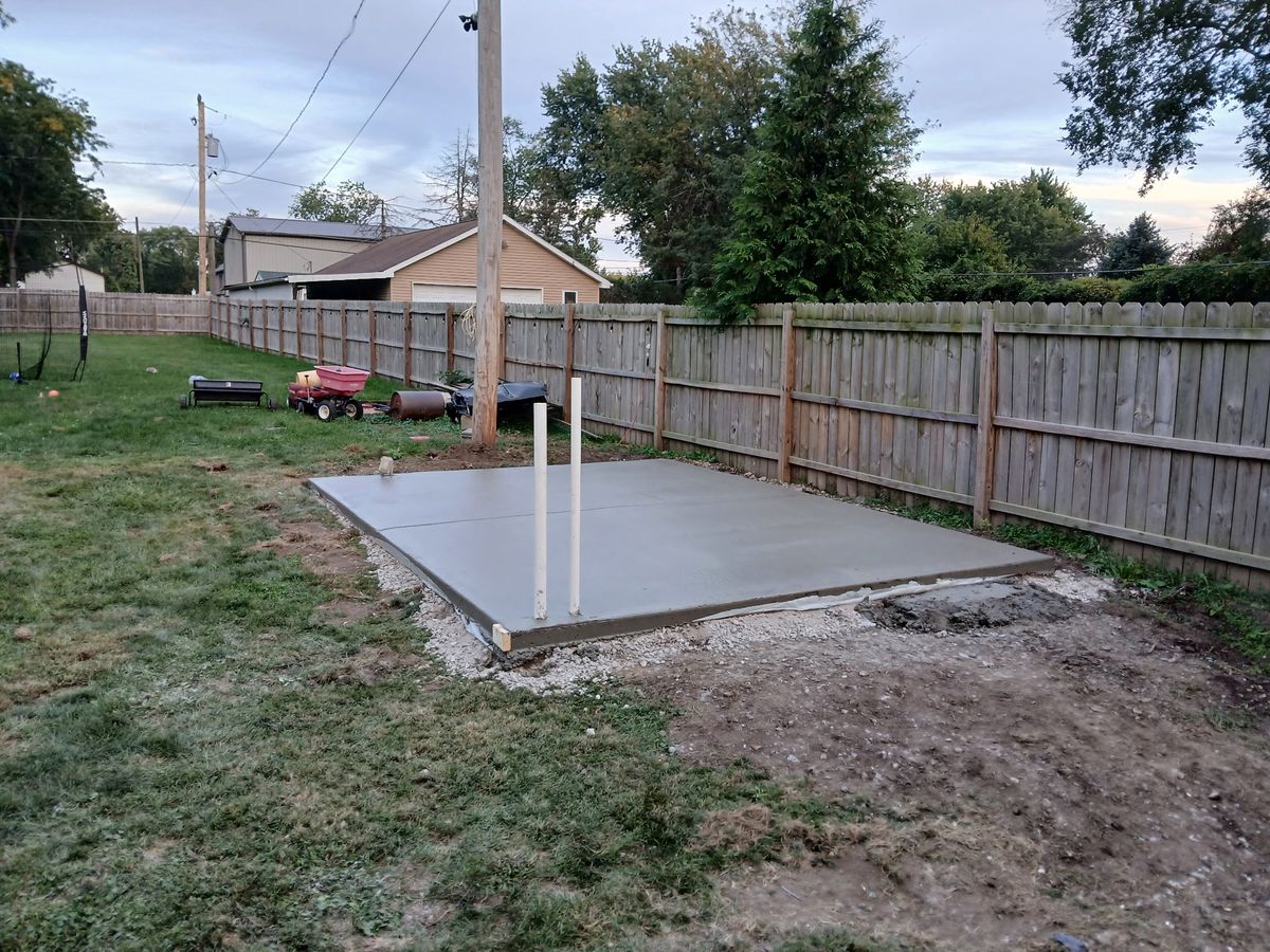 Concrete Slab Construction for A&I Concrete and Asphalt LLC in Markham, IL