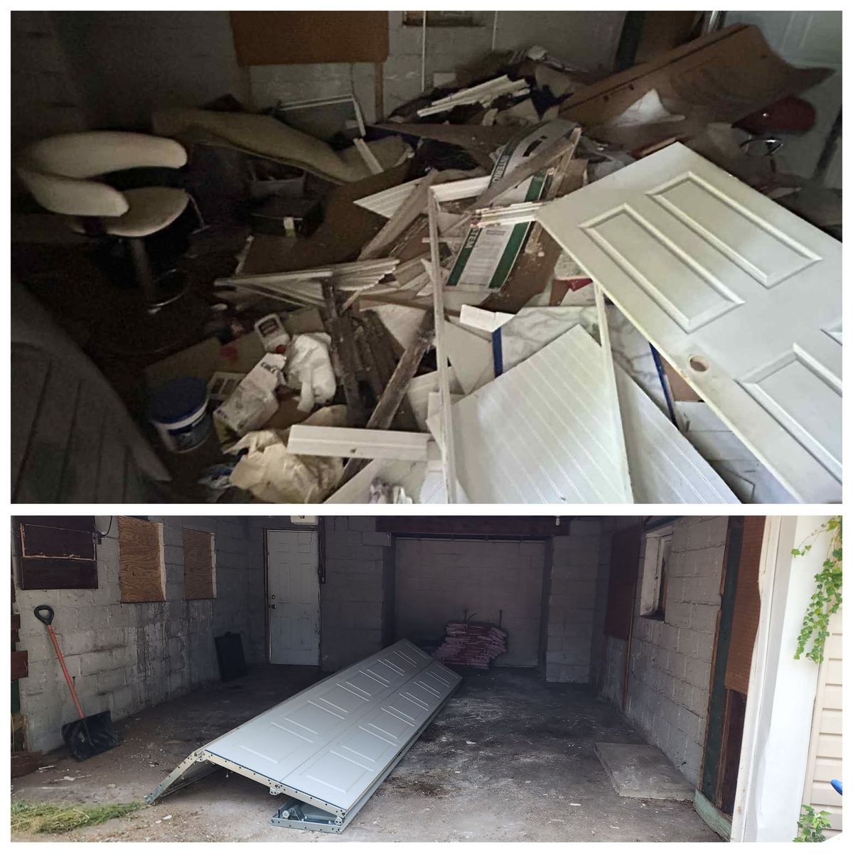 Demolition and trash removal for Valley Vision Construction LLC in Troy, OH