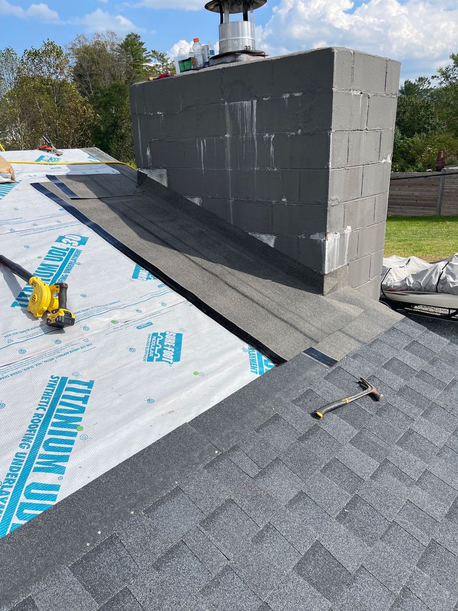 Chimney Replacement for RJ Roofing of WNC in Brevard, NC