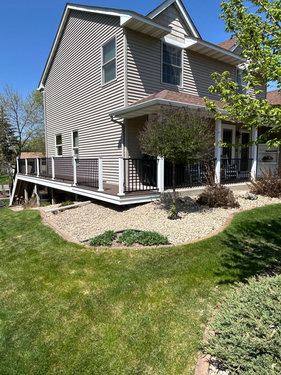 New Deck Construction for Radke Deck Works & Remodeling in Elk River, MN