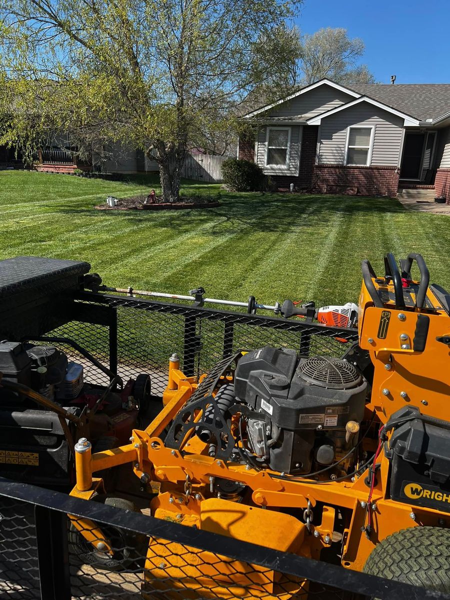 Landscape Installation for Macy Mowing in Wichita, KS