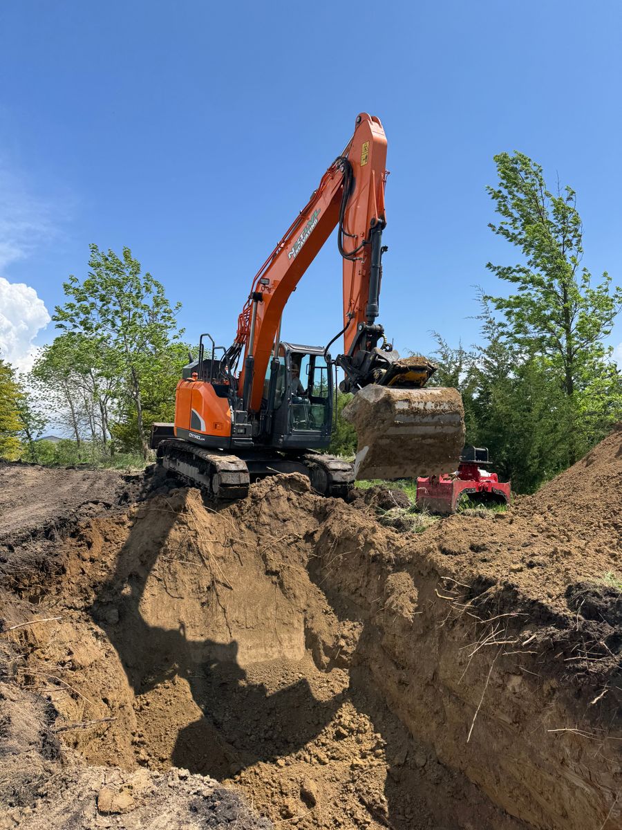 Residential & Commercial Excavation for NXT LVL Excavating in New London, MN