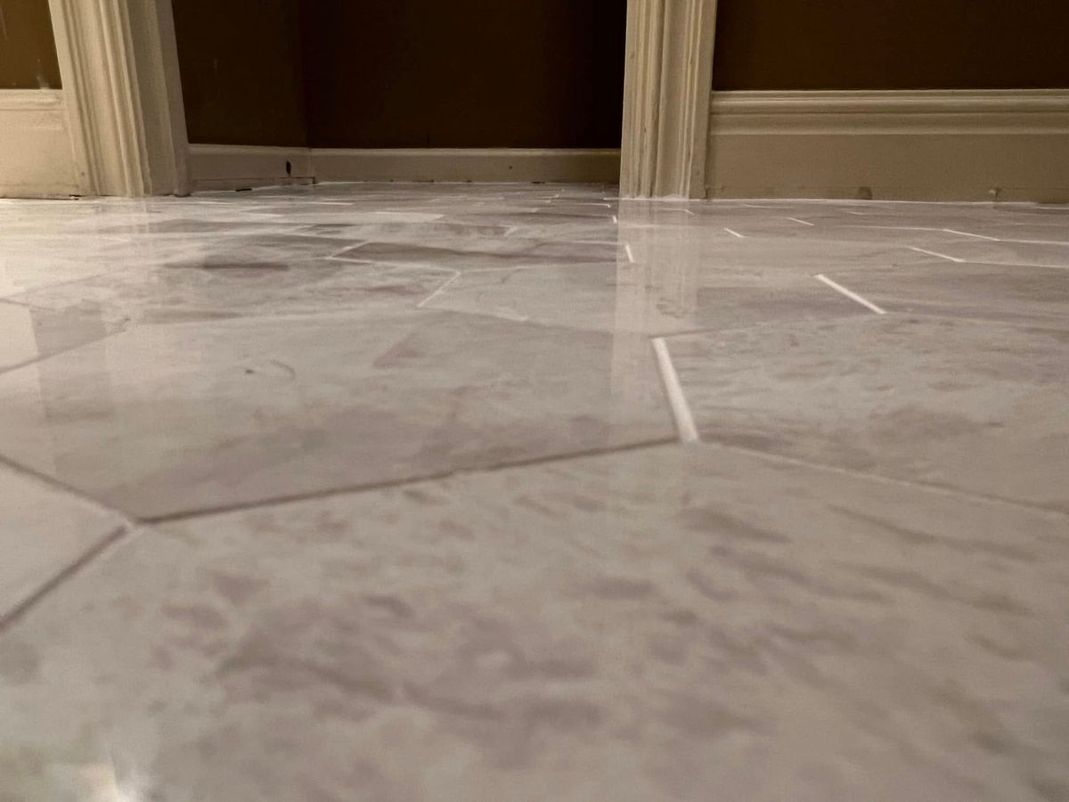 Kitchen Counter Tiling for Zenus Custom Tile in Kansas City, MO